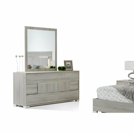 HOMEROOTS Italian Modern Dresser - Grey 282575